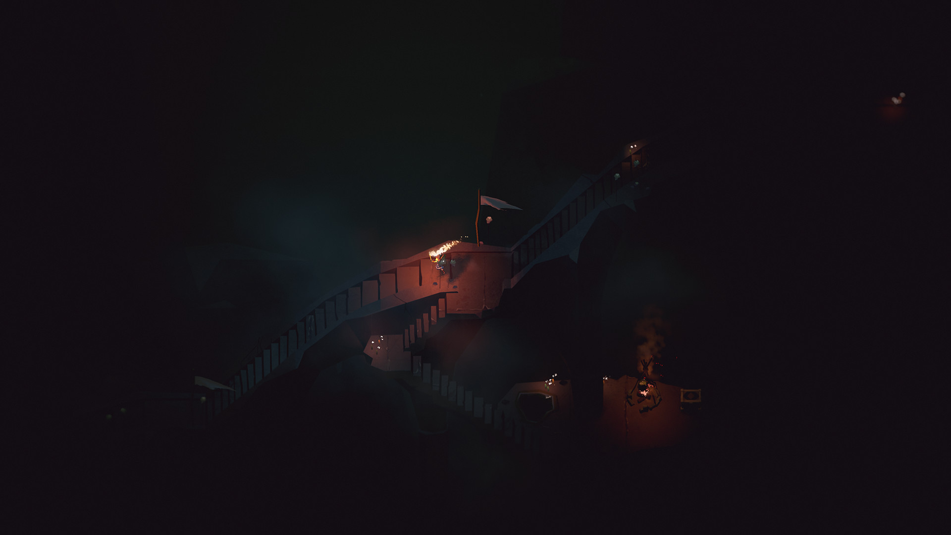 Below
