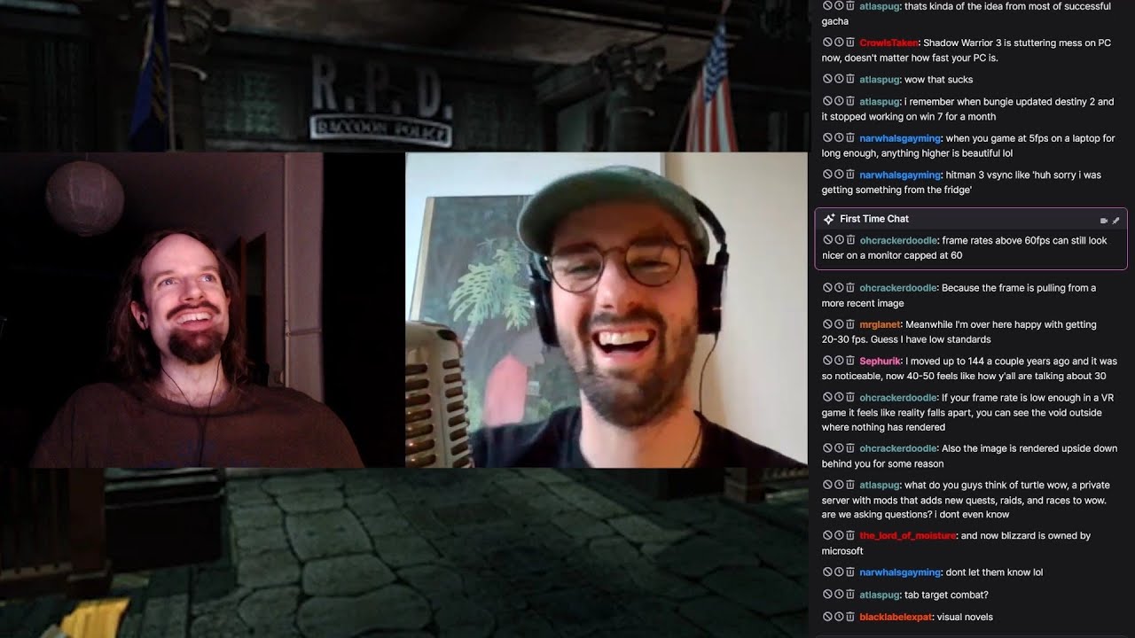 Casual discussion mostly about games